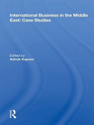 cover image of International Business In the Middle East